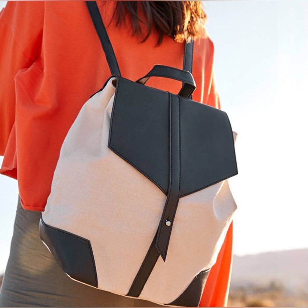 Deux Lux Backpack Black and Cream